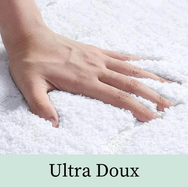 WhiteMath Badmat – Witte Douchemat met Antislip | Ymonde