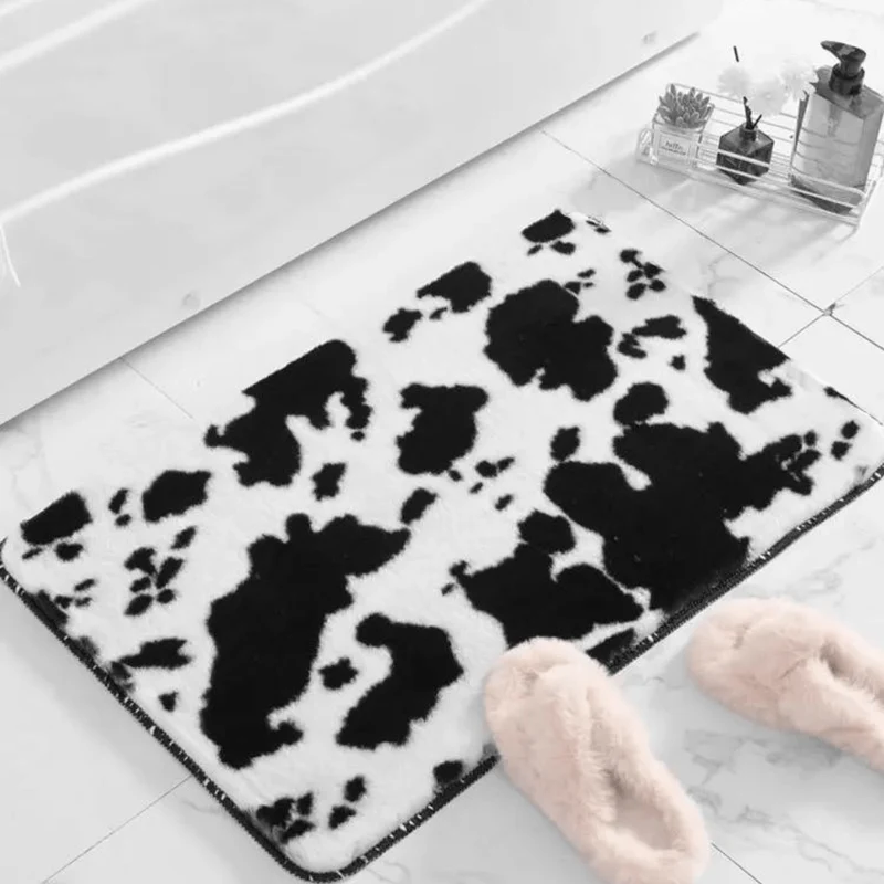 CowMath Badmat – Originele Koeienprint Mat met Antislip | Ymonde