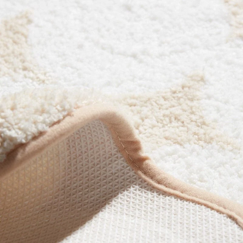 MonoMath – Zwart-Witte Microvezel Badmat met Antislip | Ymonde