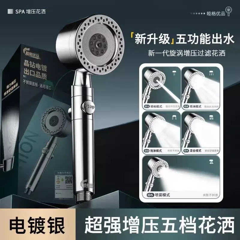 TurboSpray Handdouche – Waterbesparend met 5 Straalstanden | Ymonde