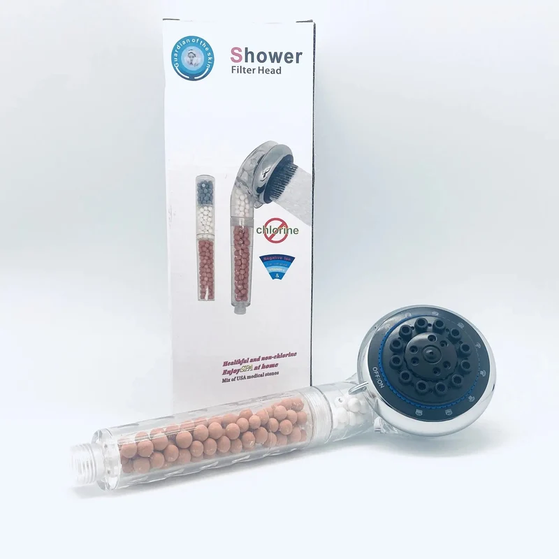 EightSpray Douchekop – 8-in-1 Filter Handdouche met Waterstop | Ymonde