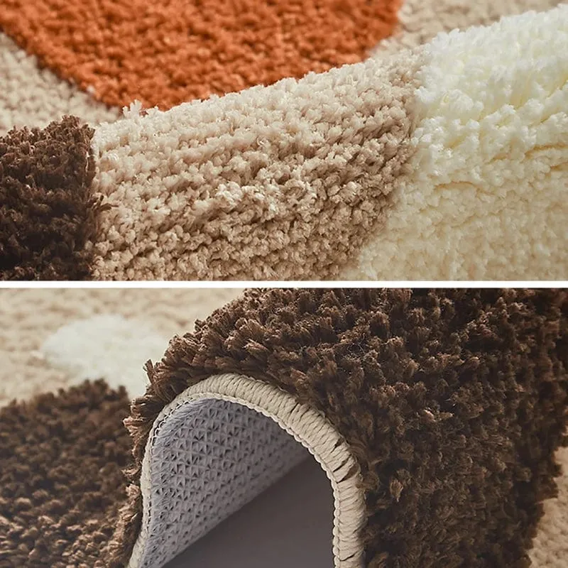BrownyDry Badmat – Extra Dikke Badkamermat Bruin & Beige | Ymonde