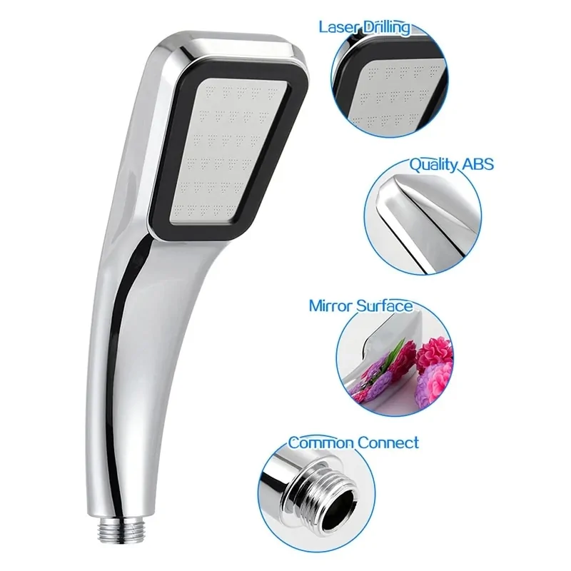 SilverSpray Handdouche 300-Holes Douchekop met Hoge Druk en Waterbesparing | Ymonde