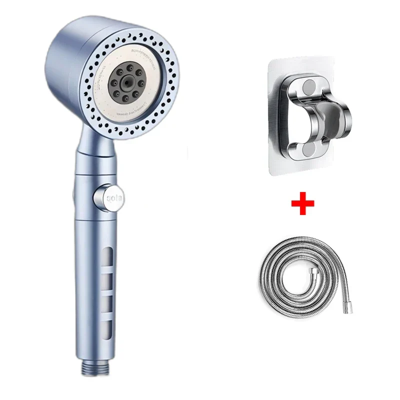 FlowFive Douchekop - 5-Spray Handdouche met Filter en Stopknop | Ymonde