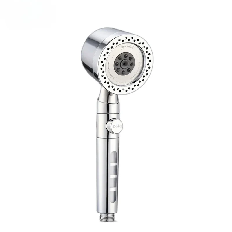 FlowFive Douchekop - 5-Spray Handdouche met Filter en Stopknop | Ymonde