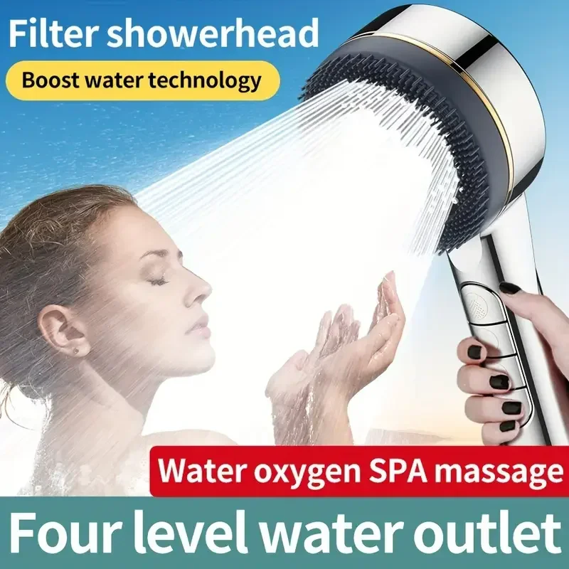FourSpray Douchekop - Vierstanden Handdouche met Filter | Ymonde