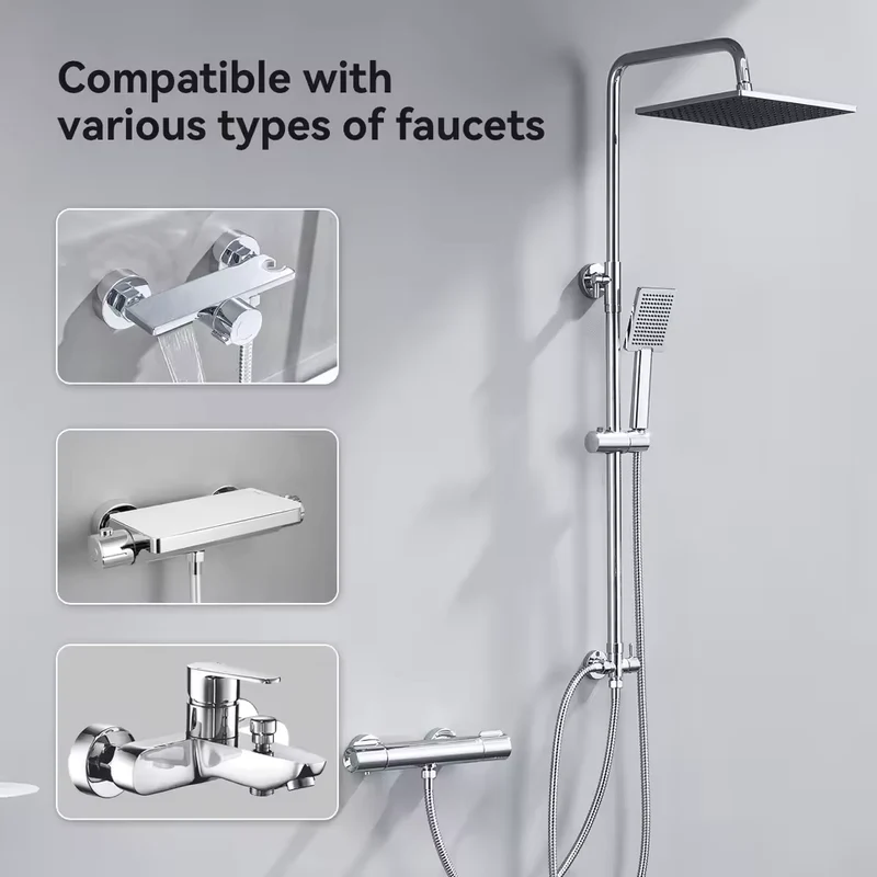 ChromeSense Doucheset - Chroom Regendouche en Handdouche | Ymonde