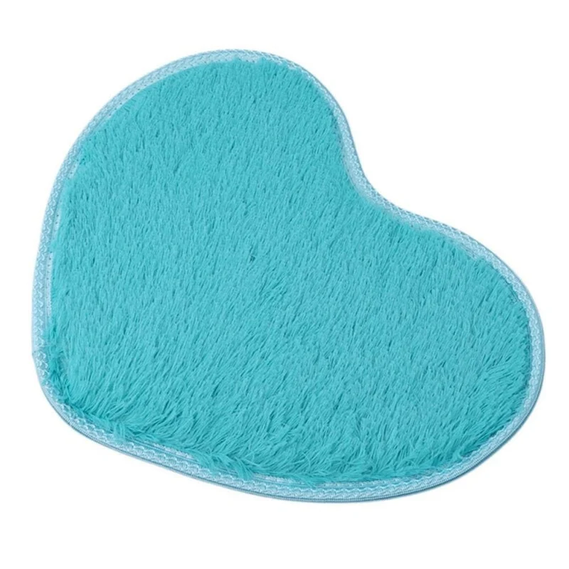 ChenilleHeart – Hartvormige Chenille Badmat Microvezel Antislip | Ymonde