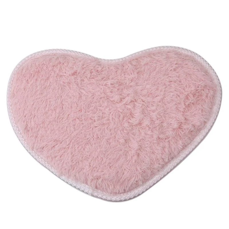 ChenilleHeart – Hartvormige Chenille Badmat Microvezel Antislip | Ymonde