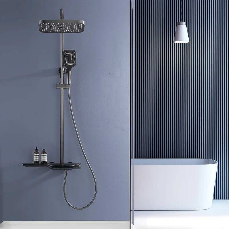 LumaRain LED Regendouche - Thermostatisch Luxe Douchesysteem | Ymonde