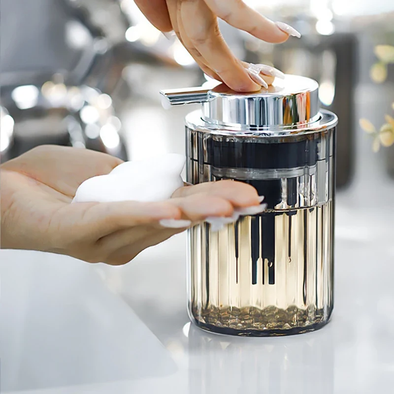 Distributeur de savon moussant - compact et transparent
