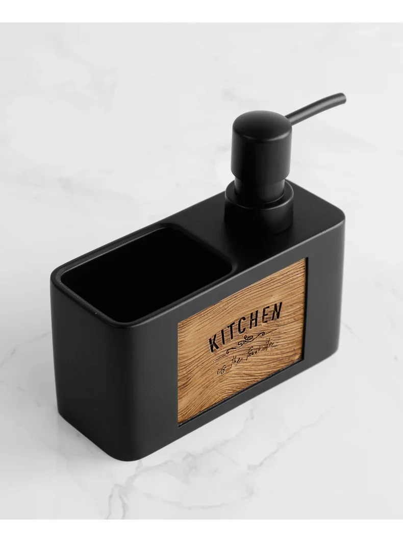 Porte éponge et distributeur de savon tout-en-un design