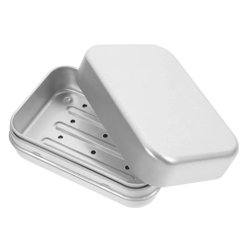 Boite à savon pour voyage en aluminium
