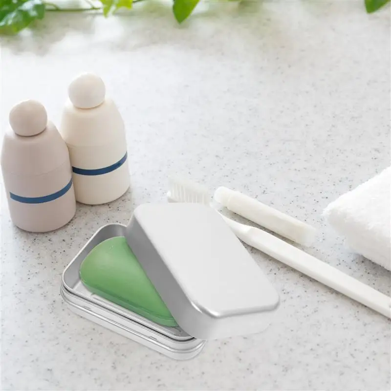 Boite à savon pour voyage en aluminium