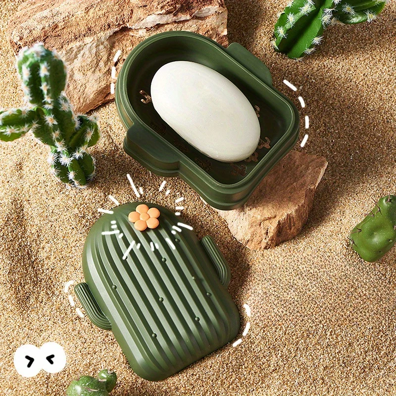 Boite à savon cactus pour voyage