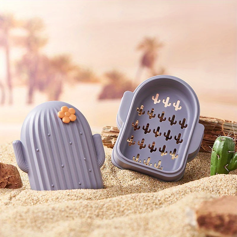 Boite à savon cactus pour voyage