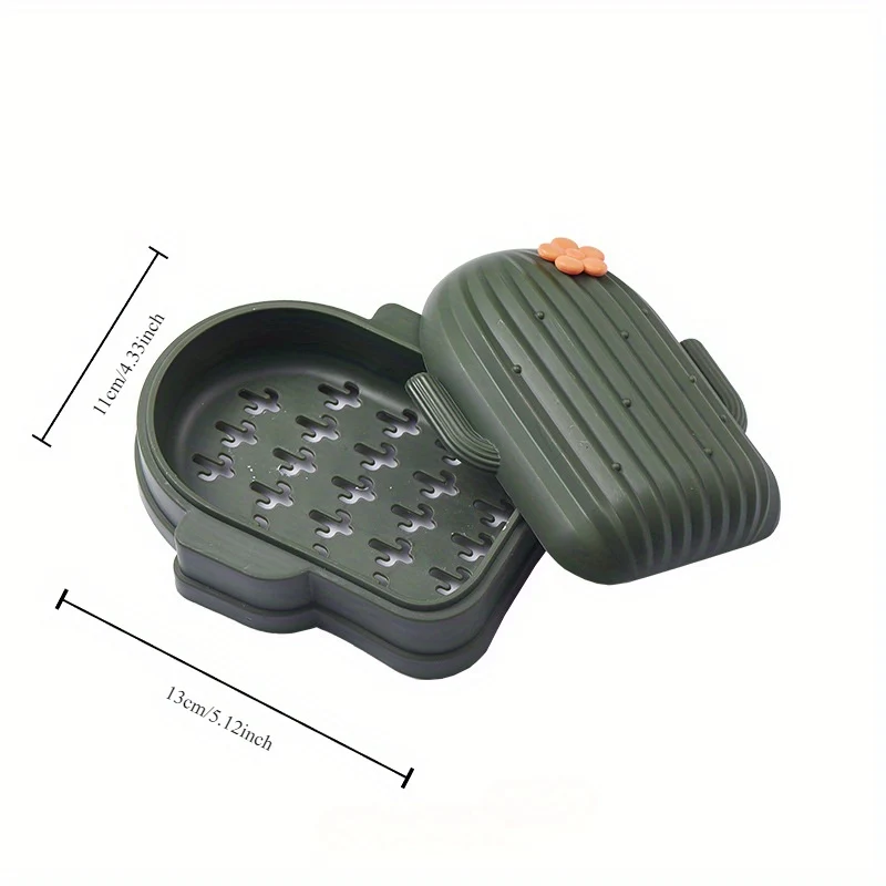 Boite à savon cactus pour voyage