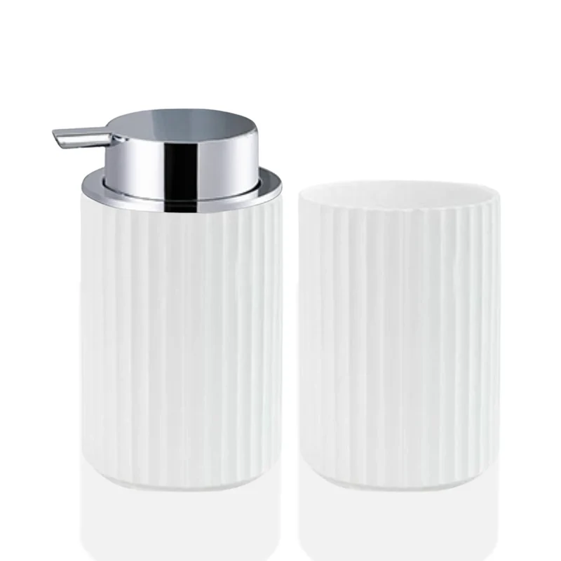 Set salle de bain 2 pièces - Design moderne avec relief
