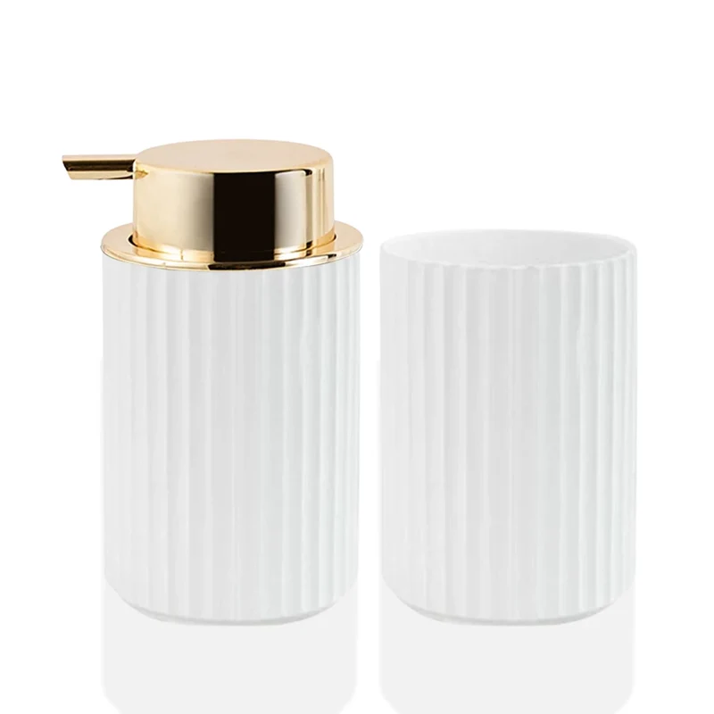 Set salle de bain 2 pièces - Design moderne avec relief