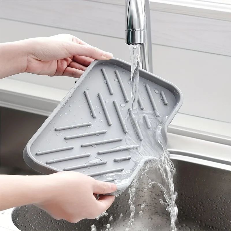 Porte éponge silicone pour évier