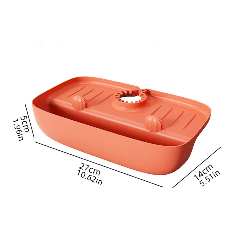 Porte éponge et égouttoir pour évier en silicone