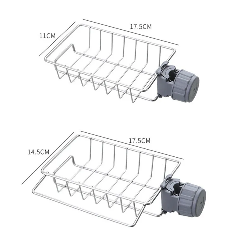 Porte éponge fixation sur robinet