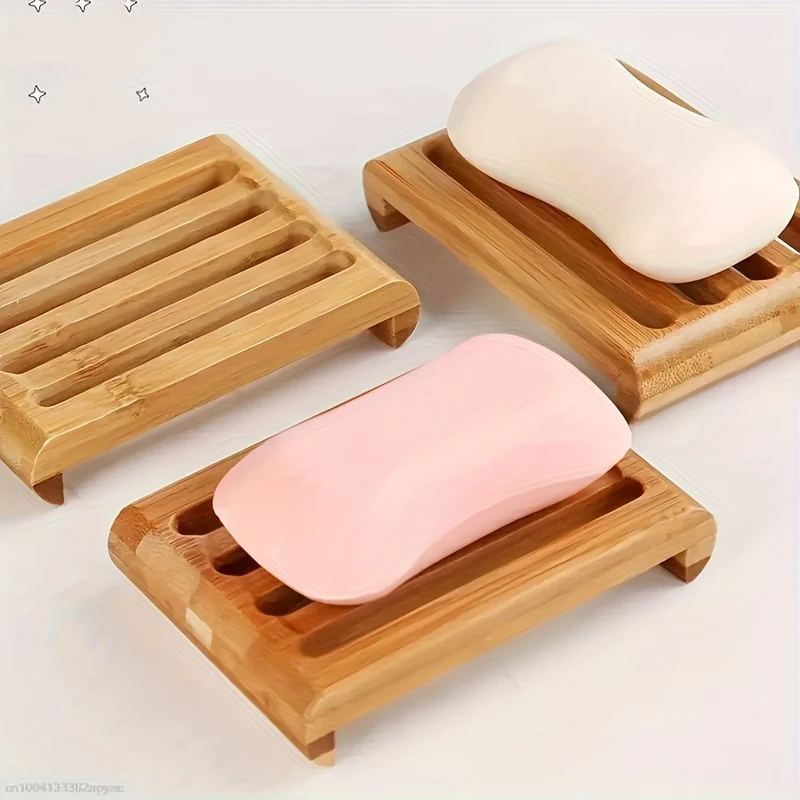 Porte savon en bois surélevé