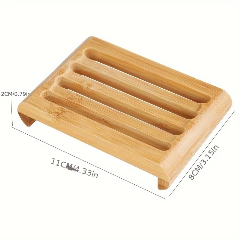 Porte savon en bois surélevé