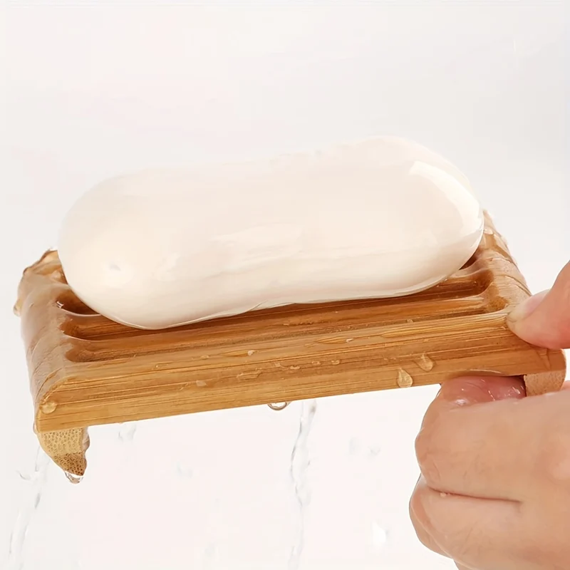 Porte savon en bois surélevé