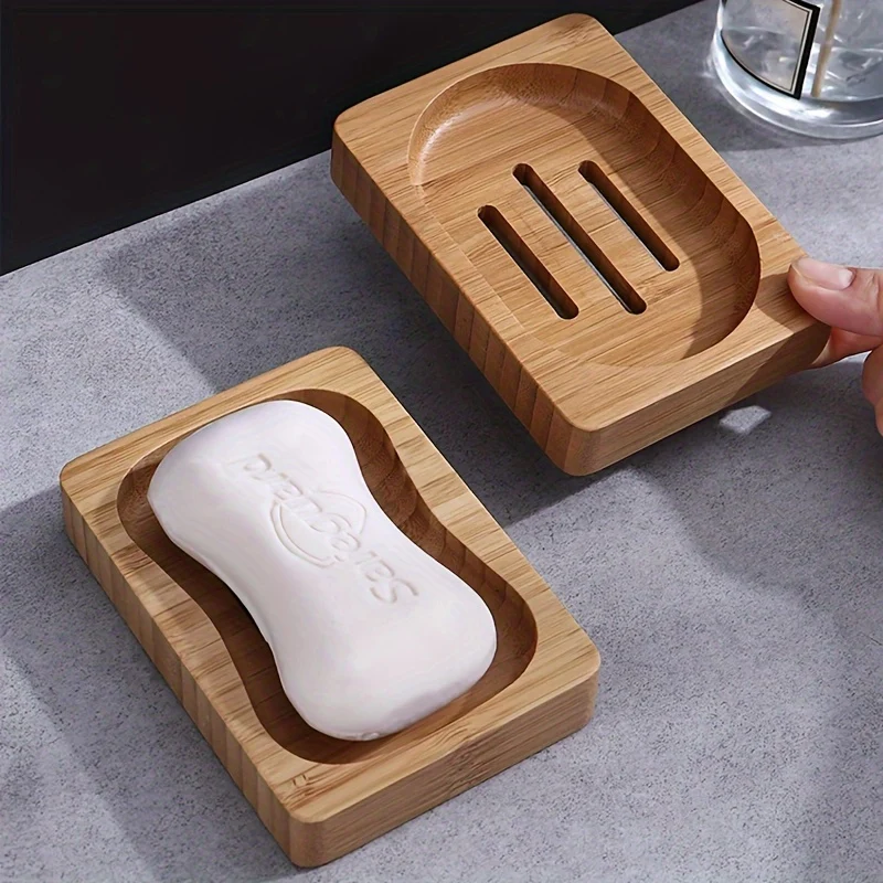 Porte savon en bois pour savon rond