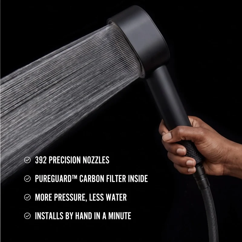 PUREGUARD Two-Stage Shower Filtration System