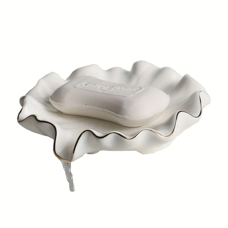 Porte savon céramique coquillage