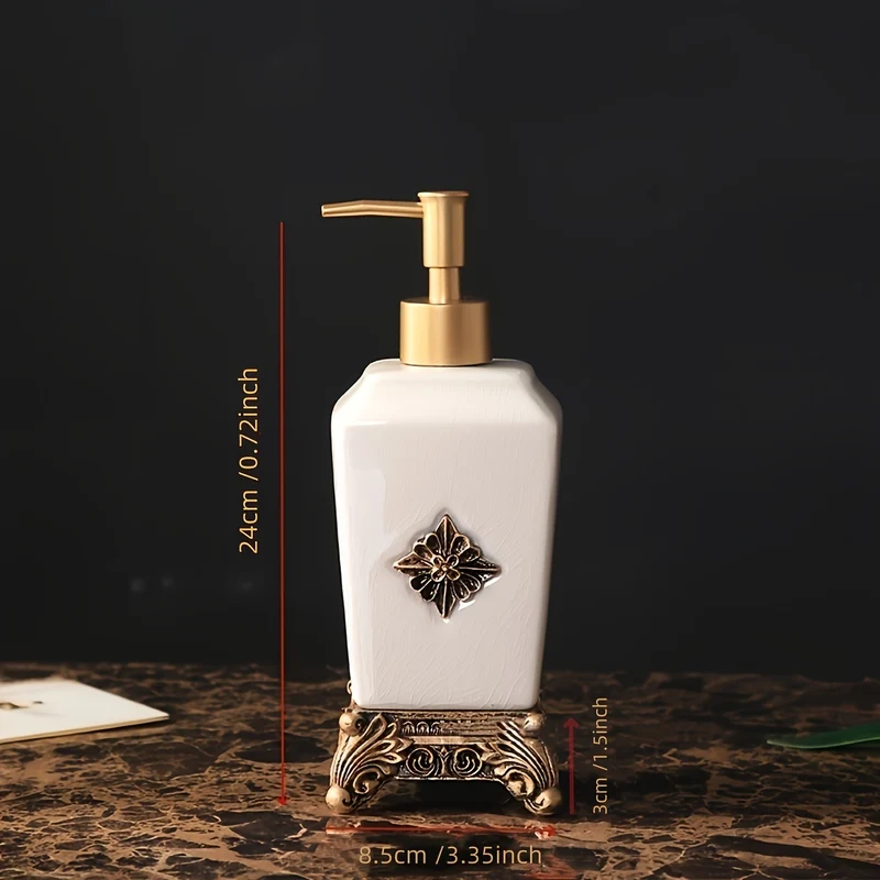 Distributeur de savon en céramique vintage