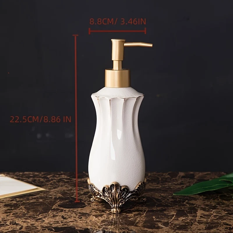 Distributeur de savon en céramique vintage
