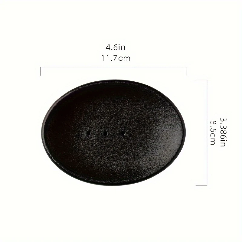 Porte savon céramique ovale design