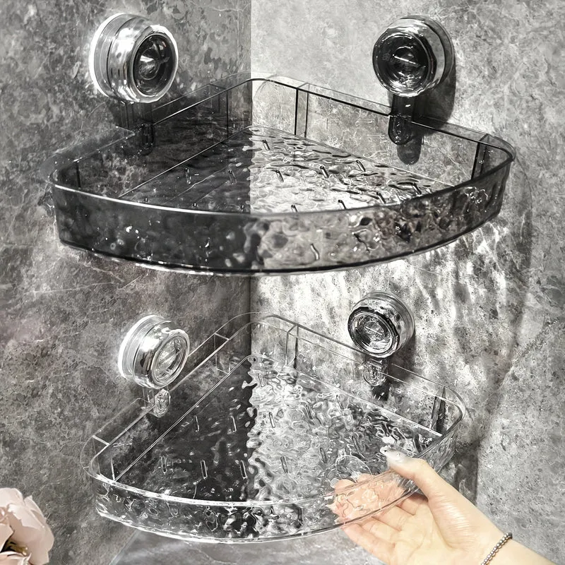 Porte savon ventouse en angle pour douche