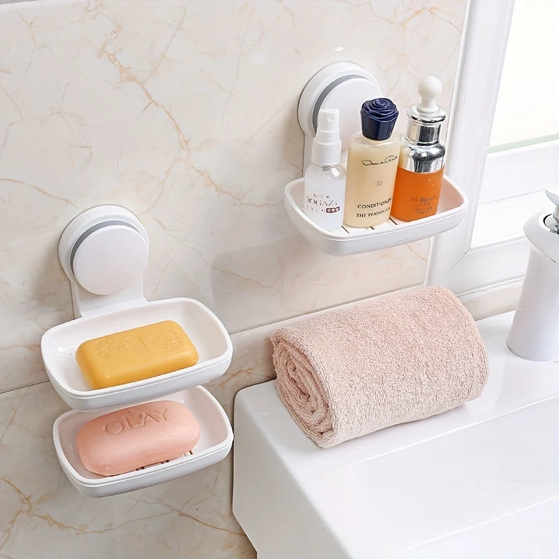 Porte savon ventouse pour douche
