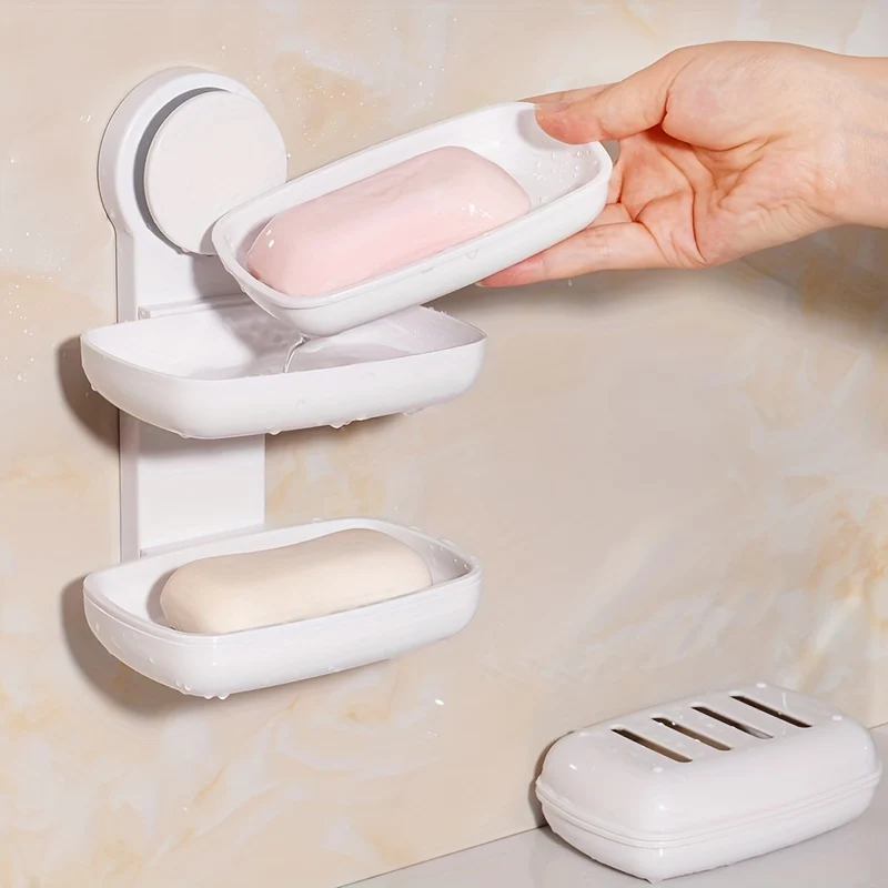 Porte savon ventouse pour douche