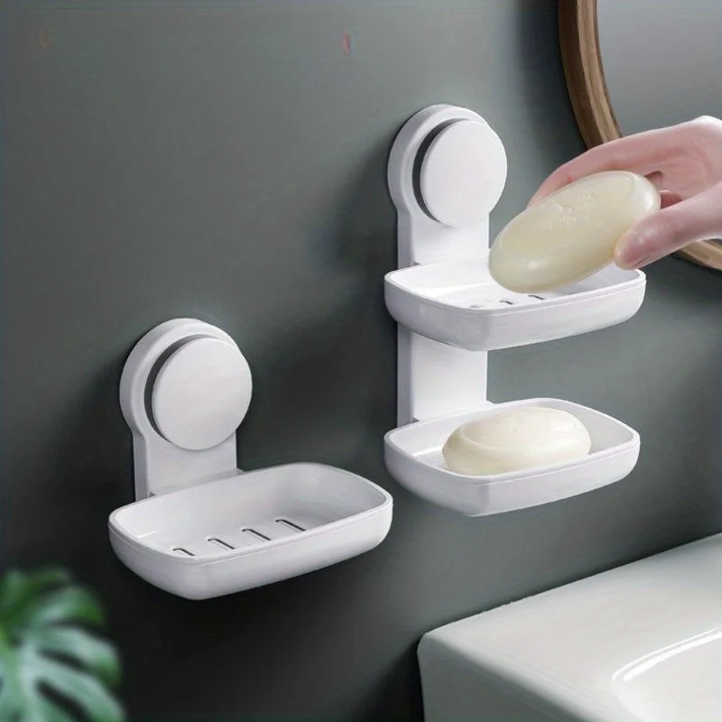 Porte savon ventouse pour douche