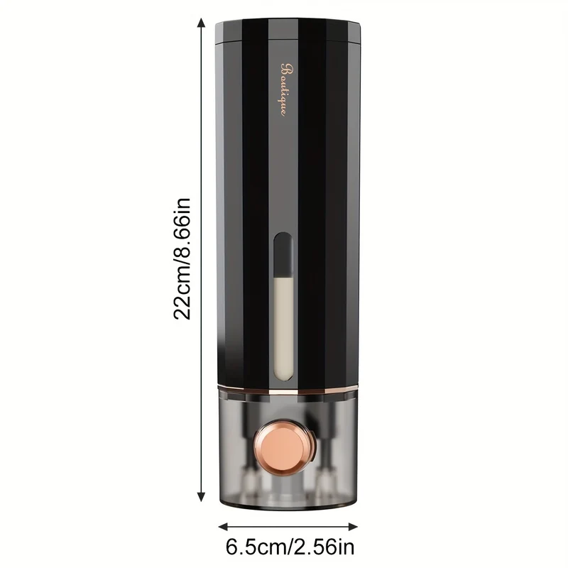 Distributeur de savon mural noir polygone