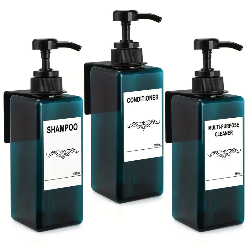 Distributeur de savon mural - Bouteilles transparentes
