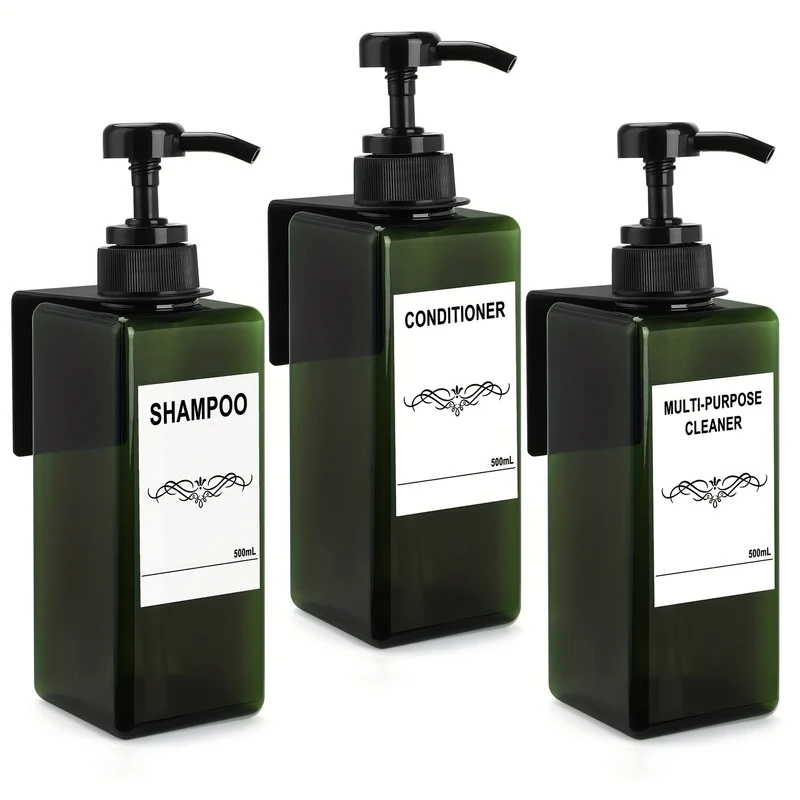 Distributeur de savon mural - Bouteilles transparentes