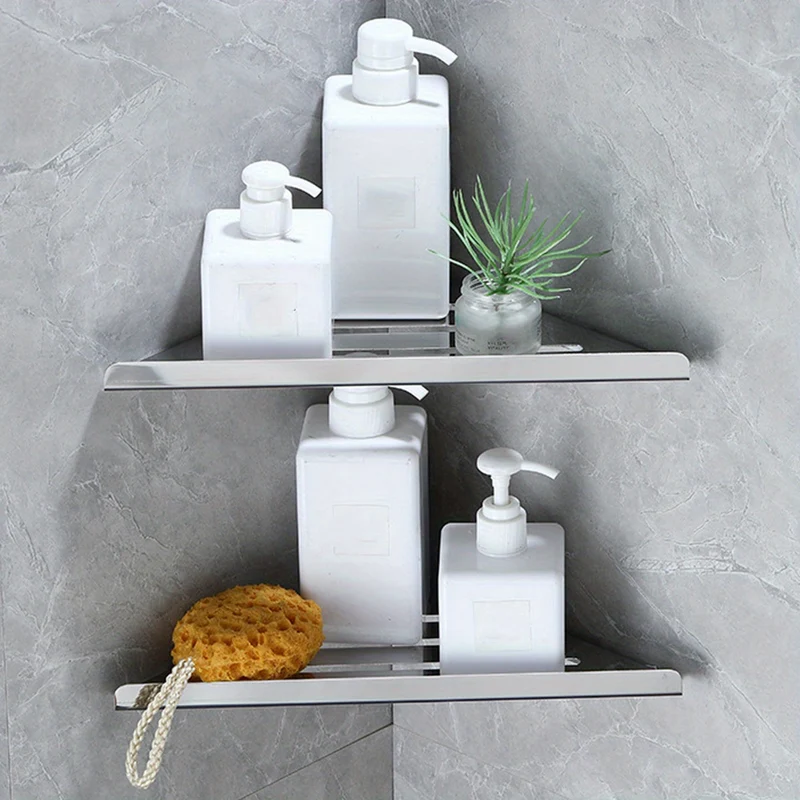 Etagère de douche en angle droit