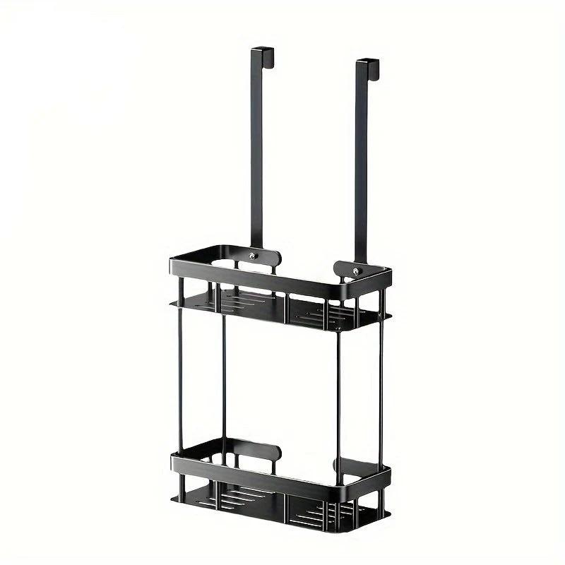 Etagère de douche noir sans perçage