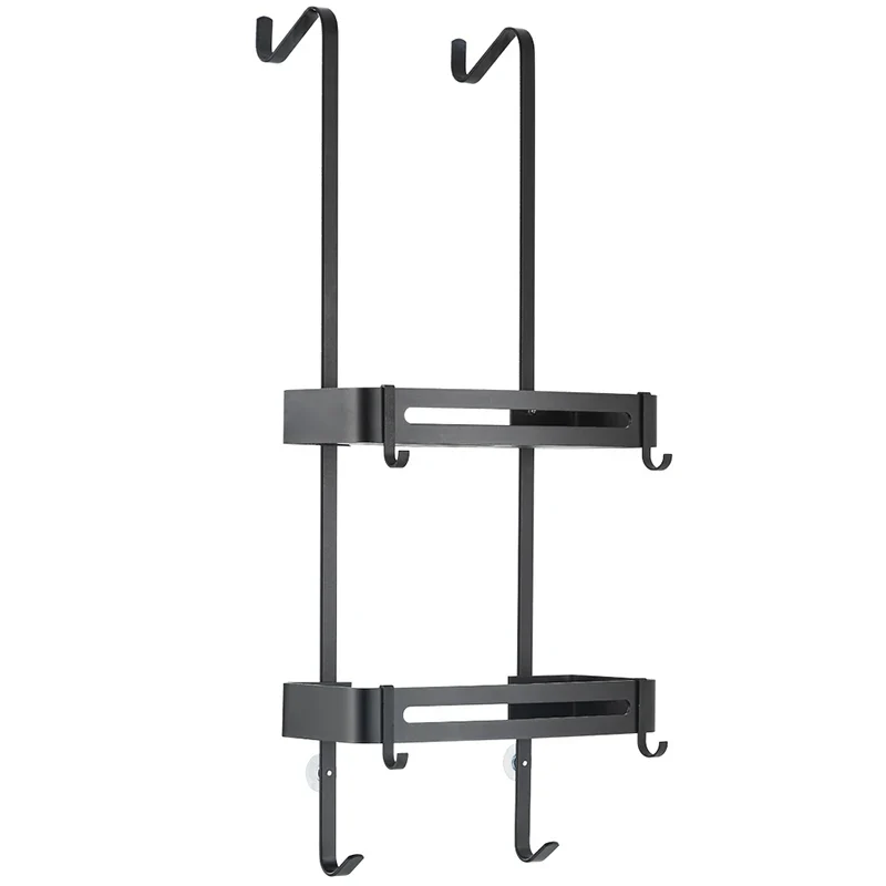 Etagère pour paroi de douche à deux niveaux