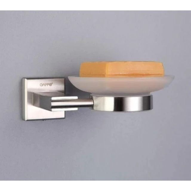 Porte savon mural inox - Coupelle