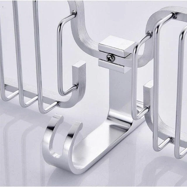Porte savon douche double compartiment