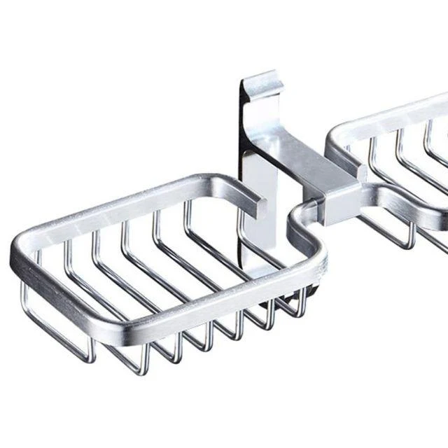 Porte savon douche double compartiment