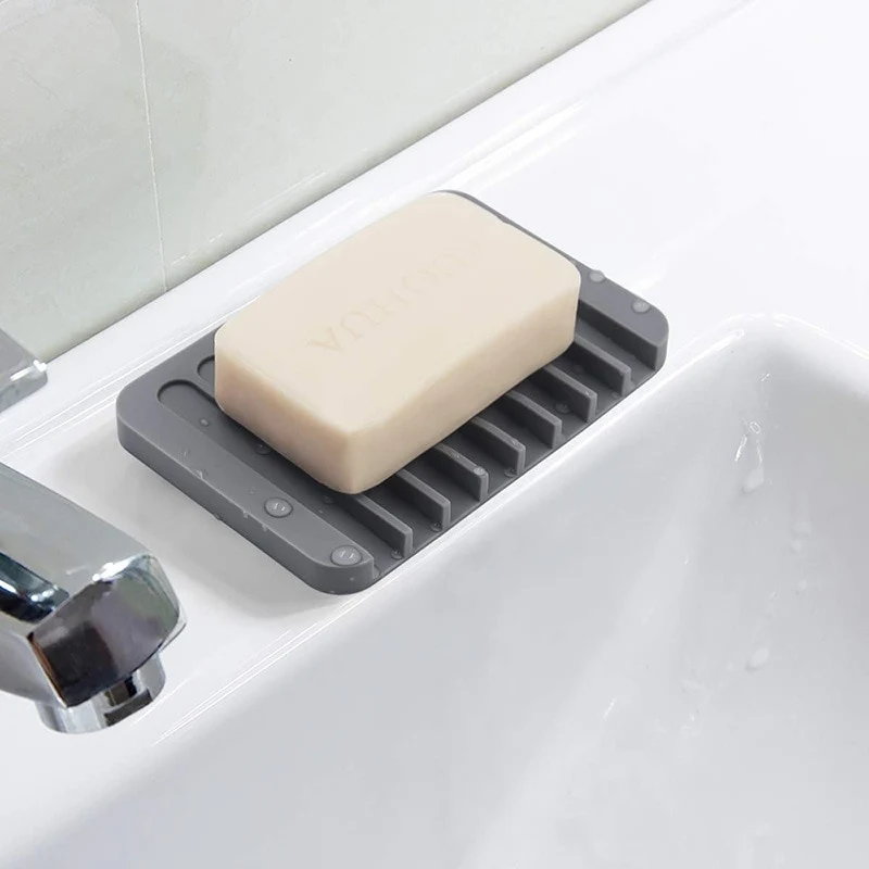 Porte savon plat antidérapant pour évier