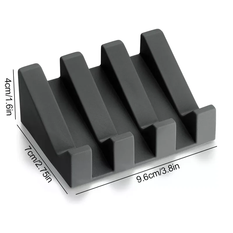 Porte savon design incliné pour évier